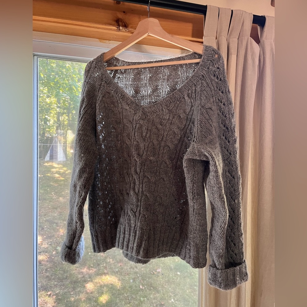 Hand made wool sweater